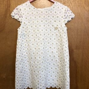 White Floral Lace Mayoral Toddler Dress